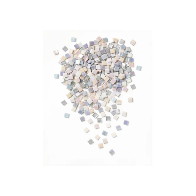 Mozaieksteentjes Folia 10x10mm glas iriserend