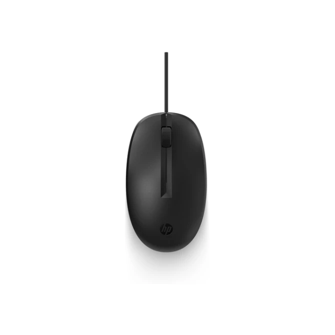 Muis HP 125 bedraad zwart
