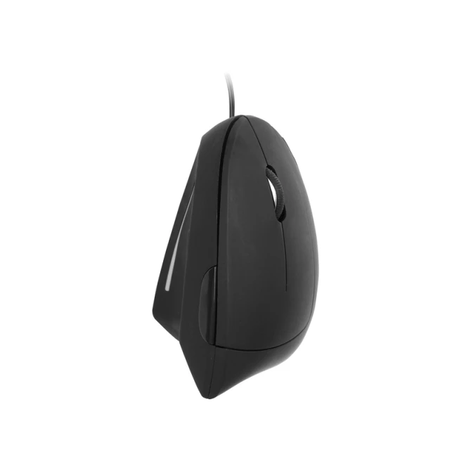 Muis Quantore ergonomisch bedraad USB-A zwart