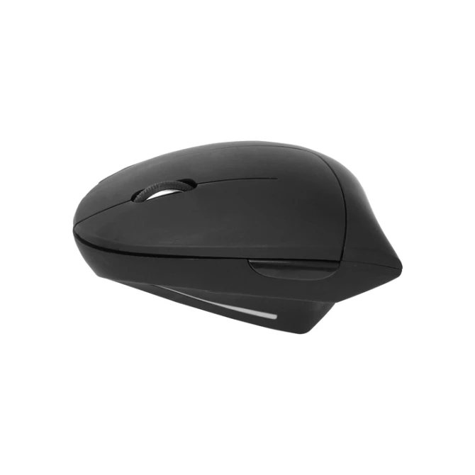 Muis Quantore ergonomisch draadloos USB-A adapter zwart