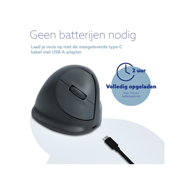 Muis R-Go Ergonomisch HE Basic Wireless Rechts M