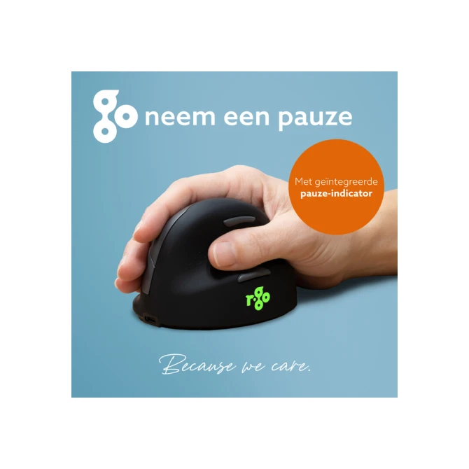 Muis R-Go Ergonomisch HE Break Wireless Rechts M