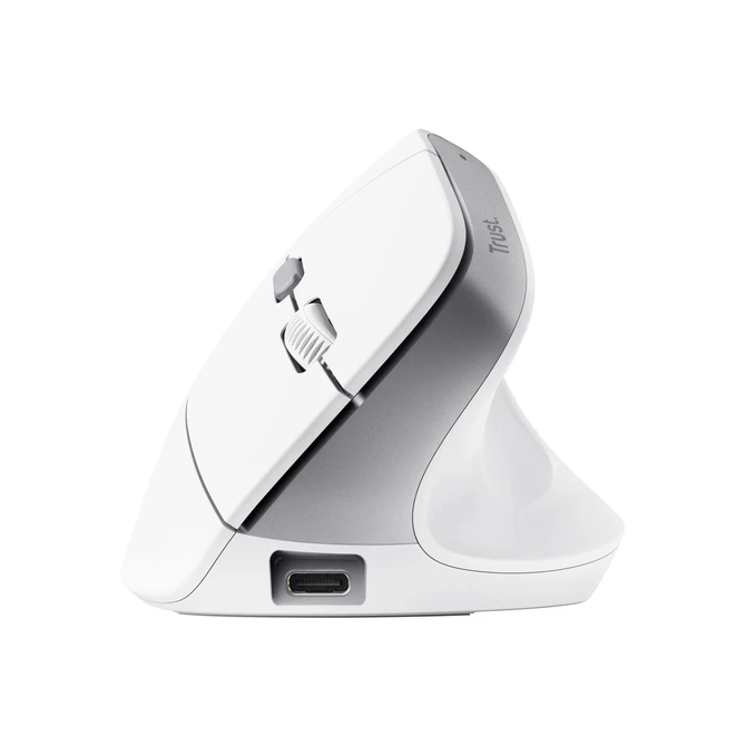 Muis Trust ergonomisch BAYO II draadloos wit