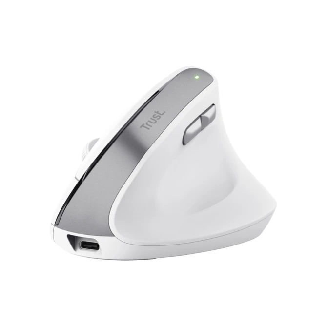 Muis Trust ergonomisch BAYO II draadloos wit