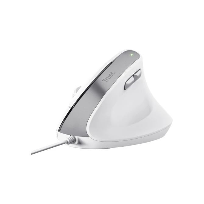 Muis Trust ergonomisch BAYO II wit