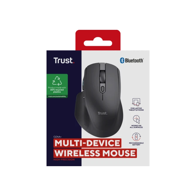 Muis Trust OZAA+ MULTI-CONNECT draadloos