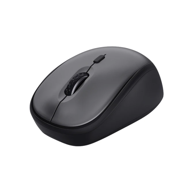 Muis Trust Yvi+ draadloos eco zwart