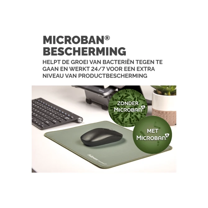 Muismat Fellowes Breyta XL saliegroen
