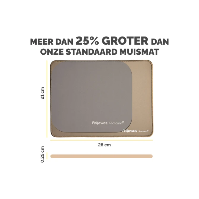 Muismat Fellowes Breyta XL zand