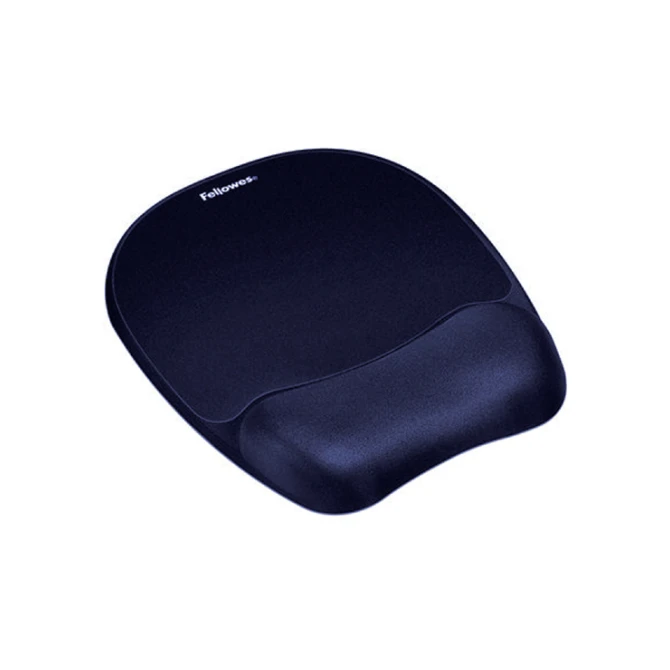 Muismat met polssteun Fellowes Memoryfoam saffierblauw