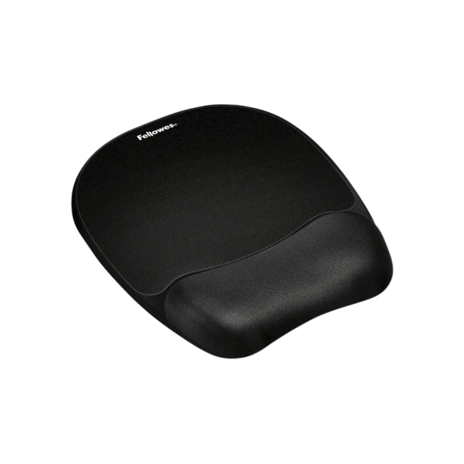 Muismat met polssteun Fellowes Memoryfoam zwart