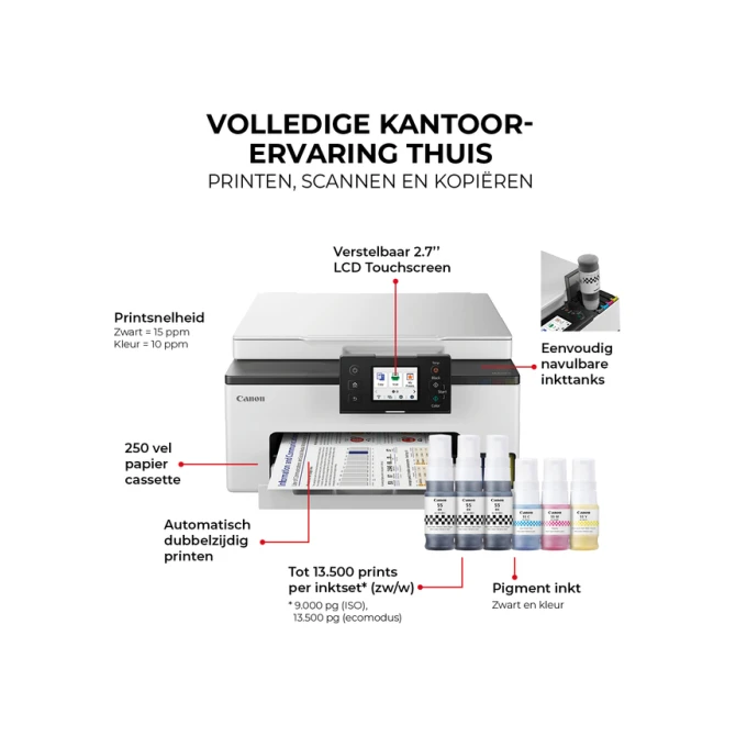 Multifunctional inktjet printer Canon MAXIFY GX1050