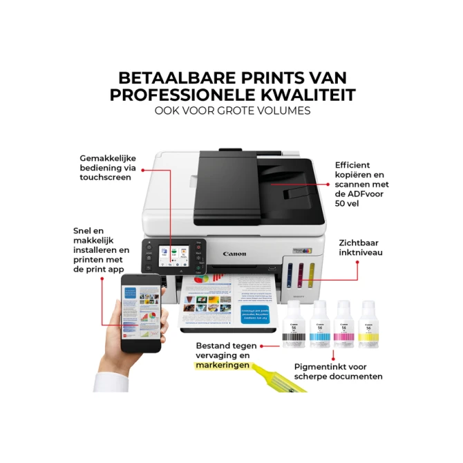 Multifunctional inktjet printer Canon MAXIFY GX6150
