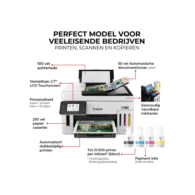 Multifunctional inktjet printer Canon MAXIFY GX6150