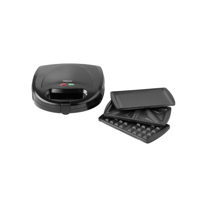 Multigrill Tomado 3 in 1 zwart