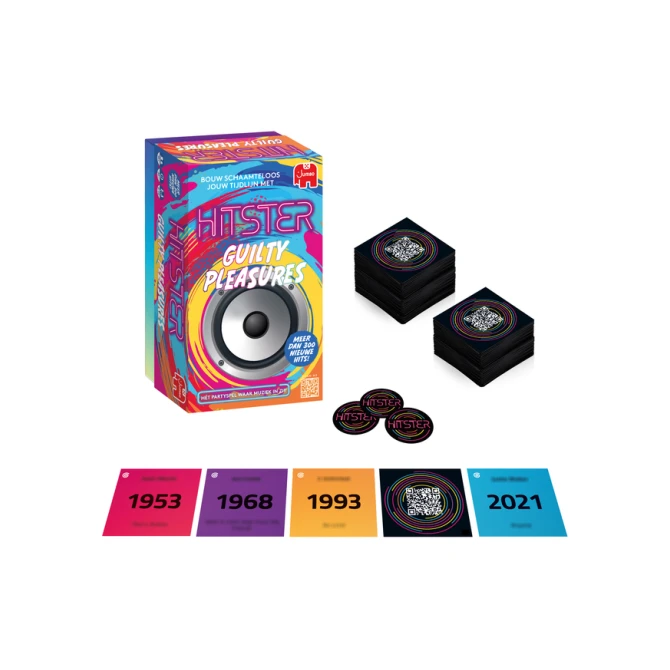 Muziekspel Hitster Guilty Pleasure 16+