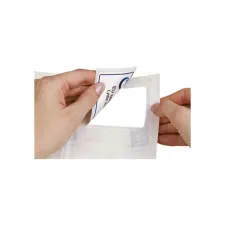 Naambadge etiket Avery L4787-20 80x50mm blauw kader 200 etiketten