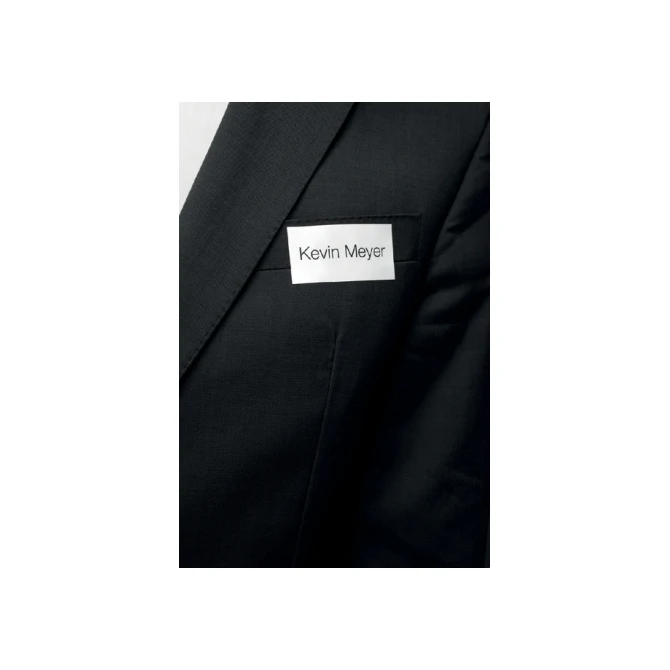 Naambadge etiket Durable 8334 40x75mm zelfklevend wit 240 stuks