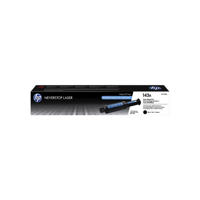 Navulcartridge HP W1143A 143A zwart Navulcartridge HP W1143A 143A zwart