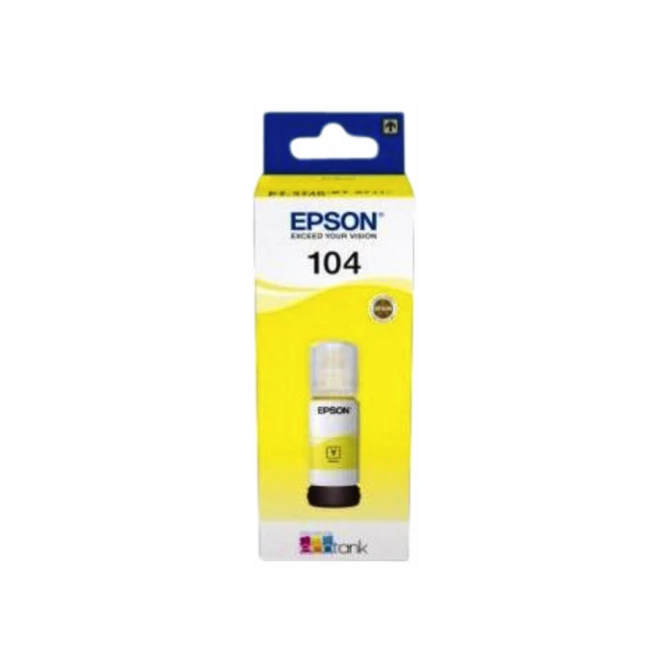 Navulinkt Epson 104 T00P440 geel