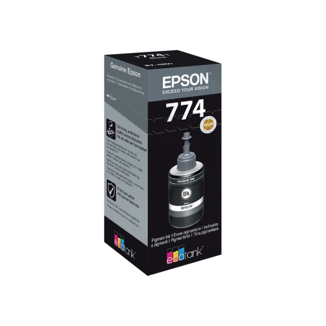 Navulinkt Epson 774 T7741 zwart