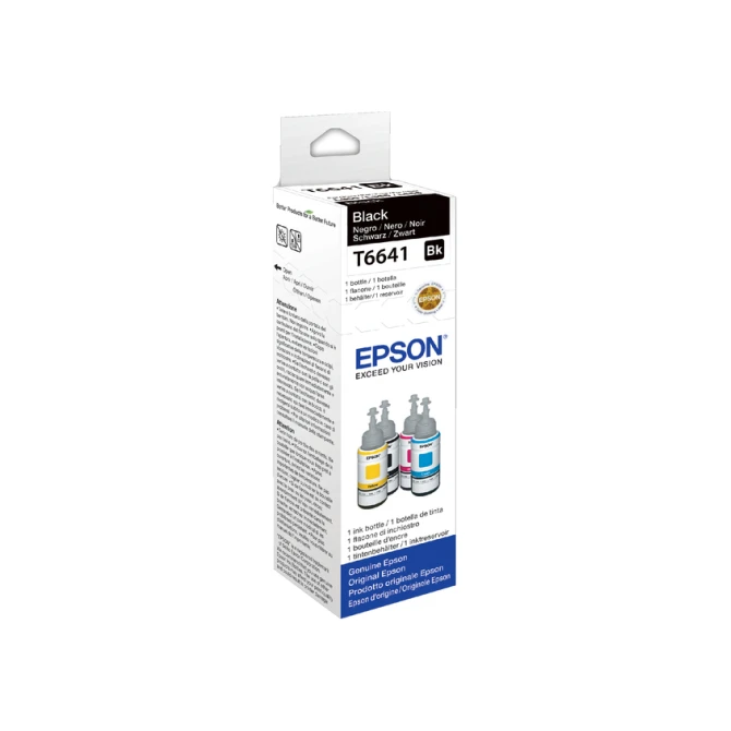 Navulinkt Epson T6641 zwart
