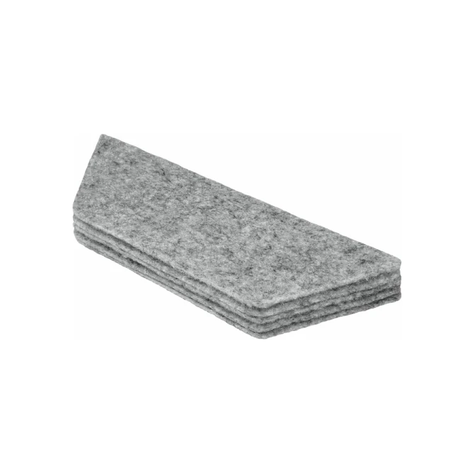 Navulling Nobo voor magnetische whiteboardwisser wit 10 stuks