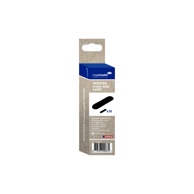 Navulling whiteboardwisser Legamaster zwart 10 stuks