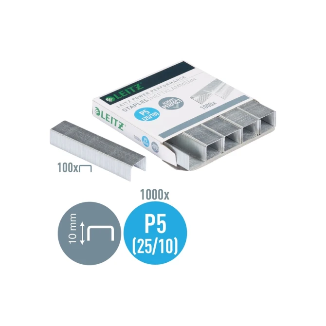 Nieten Leitz 25/10 verzinkt 1000 stuks