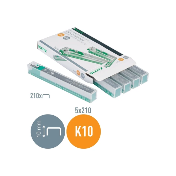 Nieten Leitz cassette K10 26/10 verzinkt 1050 stuks