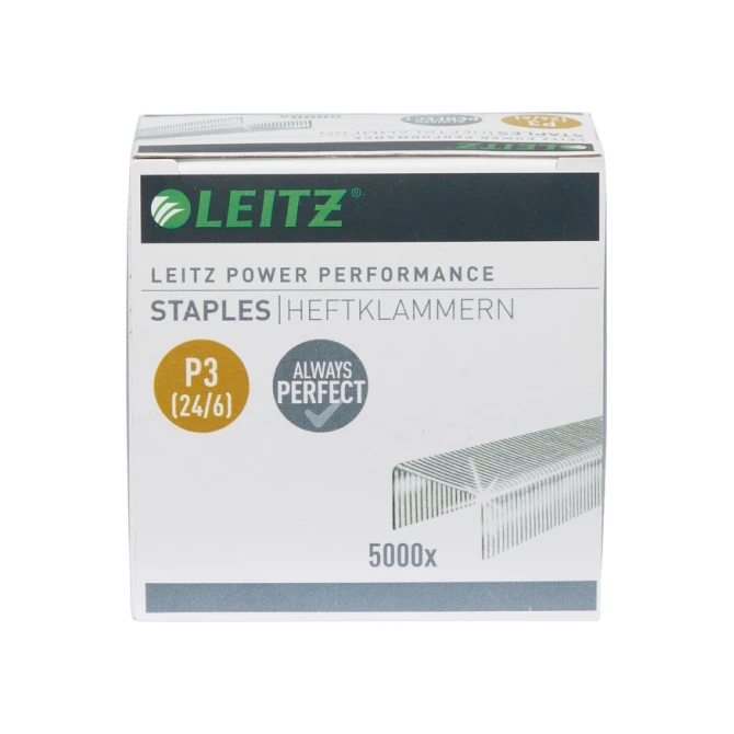 Nieten Leitz P3 24/6 verzinkt 5000 stuks