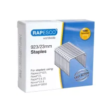 Nieten Rapesco Heavy Duty 923 23mm 1000 stuks zilver