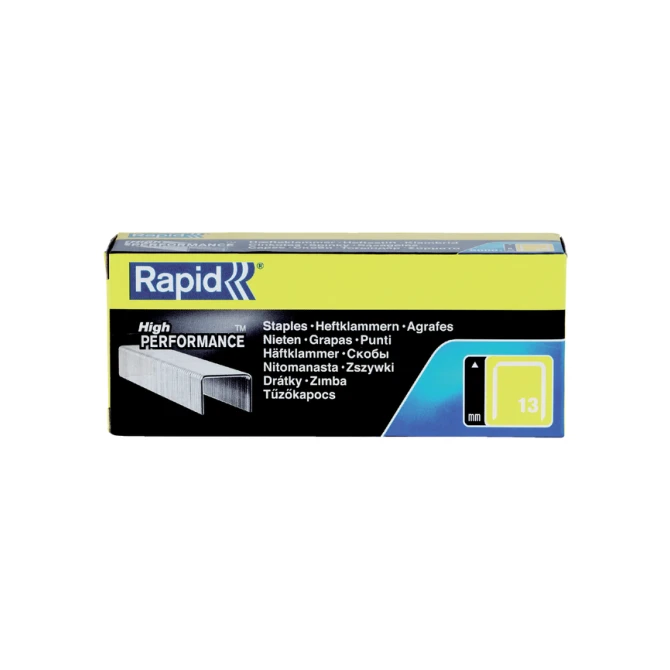 Nieten Rapid 13/8 gegalvaniseerd standaard 5000 stuks