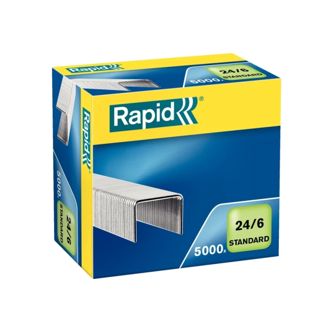 Nieten Rapid 24/6 gegalvaniseerd standaard 5000 stuks