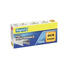 Nieten Rapid 24/6 gegalvaniseerd strong 1000 stuks Nieten Rapid 24/6 gegalvaniseerd strong 1000 stuks