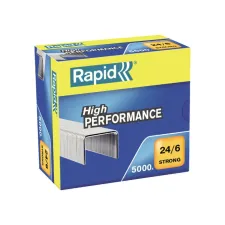 Nieten Rapid 24/6 gegalvaniseerd strong 5000 stuks Nieten Rapid 24/6 gegalvaniseerd strong 5000 stuks