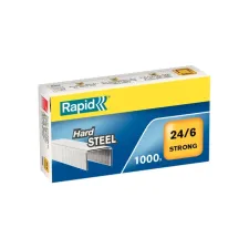 Nieten Rapid 24/6 staal strong 1000 stuks Nieten Rapid 24/6 staal strong 1000 stuks