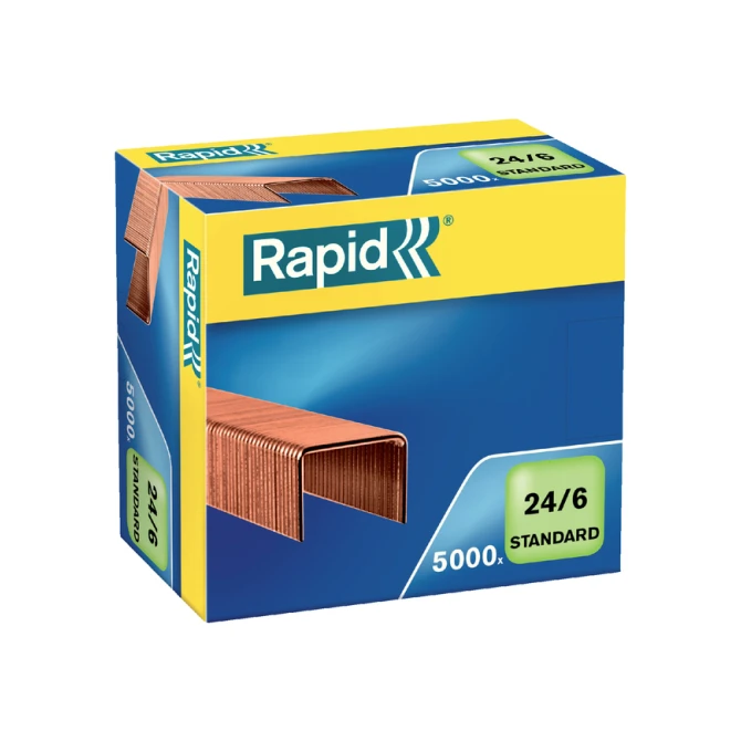 Nieten Rapid 24/6 verkoperd standaard 5000 stuks