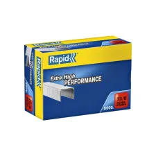 Nieten Rapid 73/8 gegalvaniseerd super strong 5000 stuks Nieten Rapid 73/8 gegalvaniseerd super strong 5000 stuks