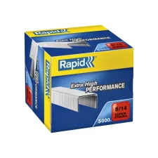 Nieten Rapid 9/14 gegalvaniseerd super strong 5000 stuks Nieten Rapid 9/14 gegalvaniseerd super strong 5000 stuks