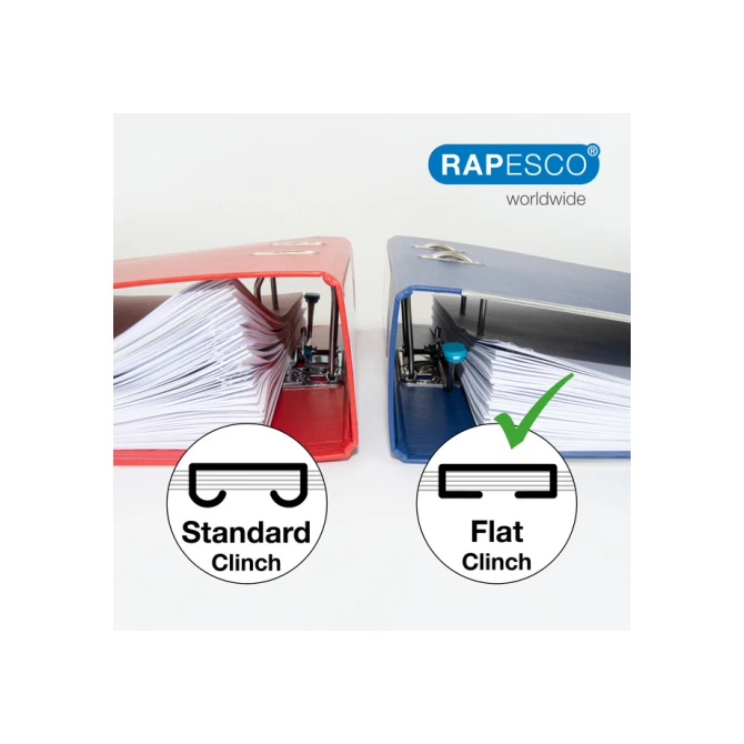 Nietmachine Rapesco Germ-Savvy Less Effort Eco antibacterieel zwart