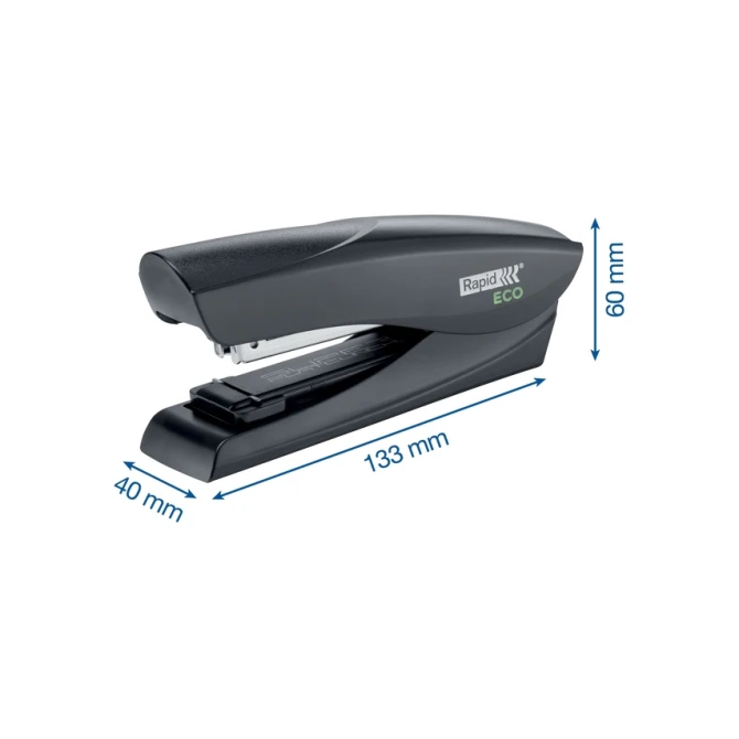 Nietmachine Rapid Fashion Eco half-strip 25 vel zwart