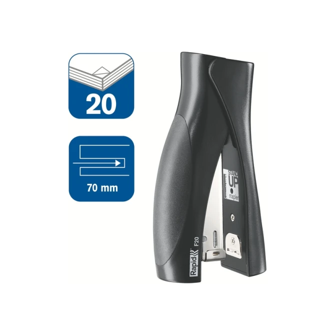 Nietmachine Rapid Fashion F20 Ultimate standup 20 vel zwart Nietmachine Rapid Fashion F20 Ultimate standup 20 vel zwart
