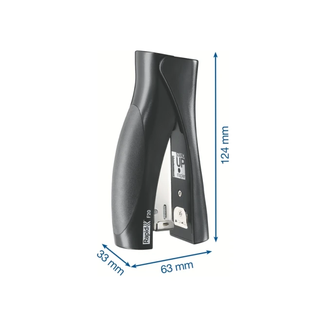 Nietmachine Rapid Fashion F20 Ultimate standup 20 vel zwart Nietmachine Rapid Fashion F20 Ultimate standup 20 vel zwart