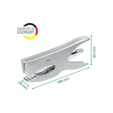 Niettang Leitz achterlaadmodel P3 40 vel zilver