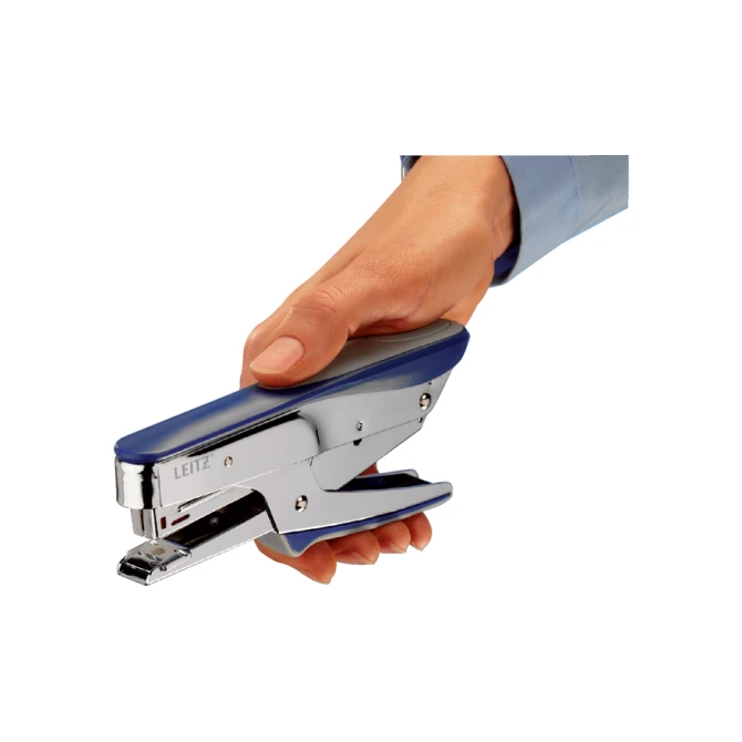 Niettang Leitz bovenlaadmodel P2 15 vel blauw