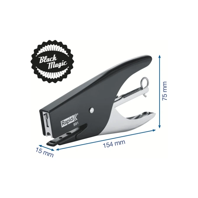 Niettang Rapid Classic S51 12 vel zwart