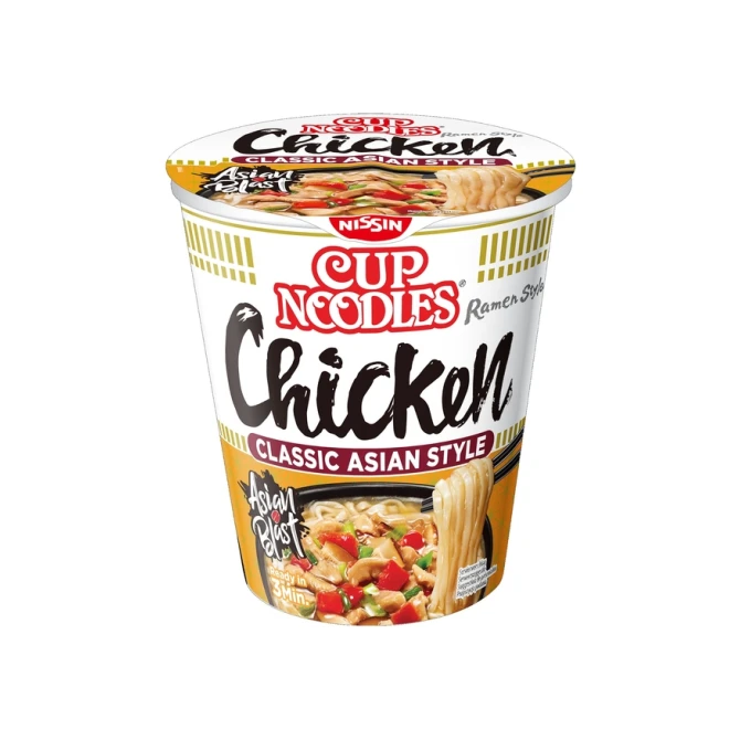 Noodles Nissin tasty chicken cup