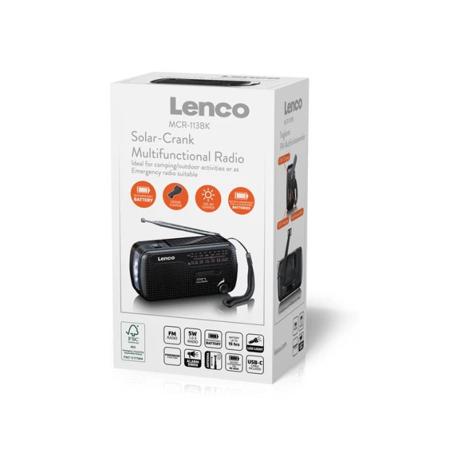 Noodradio Lenco MCR-113BK