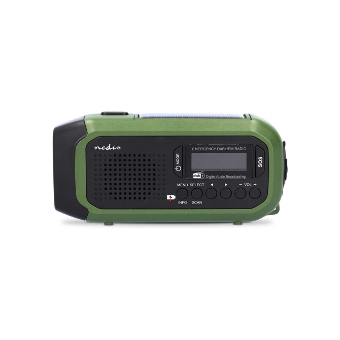 Noodradio Nedis DAB+ FM zonnepaneel